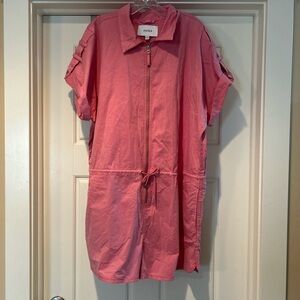 Pistola Pink Zip-Up Top